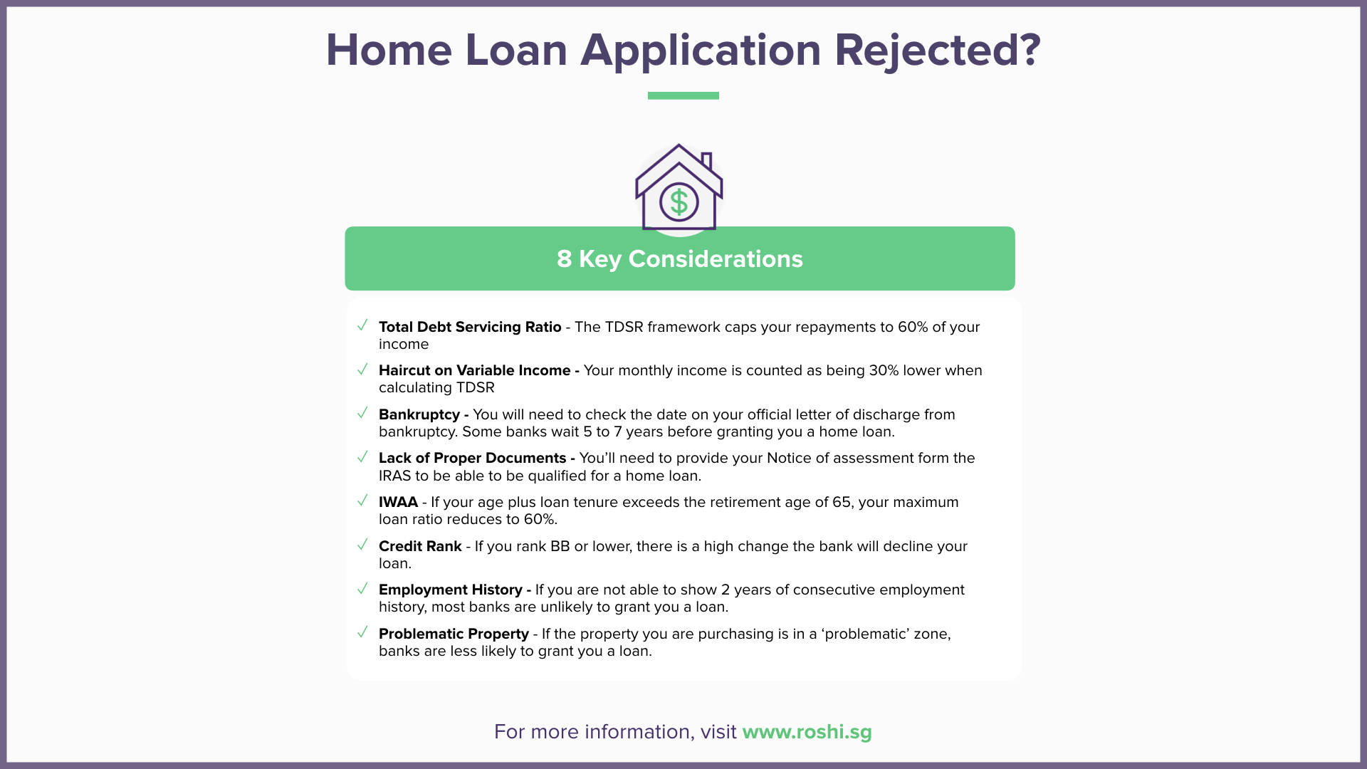 Why Your Home Loan Has Been Rejected? And How You Can Solve it