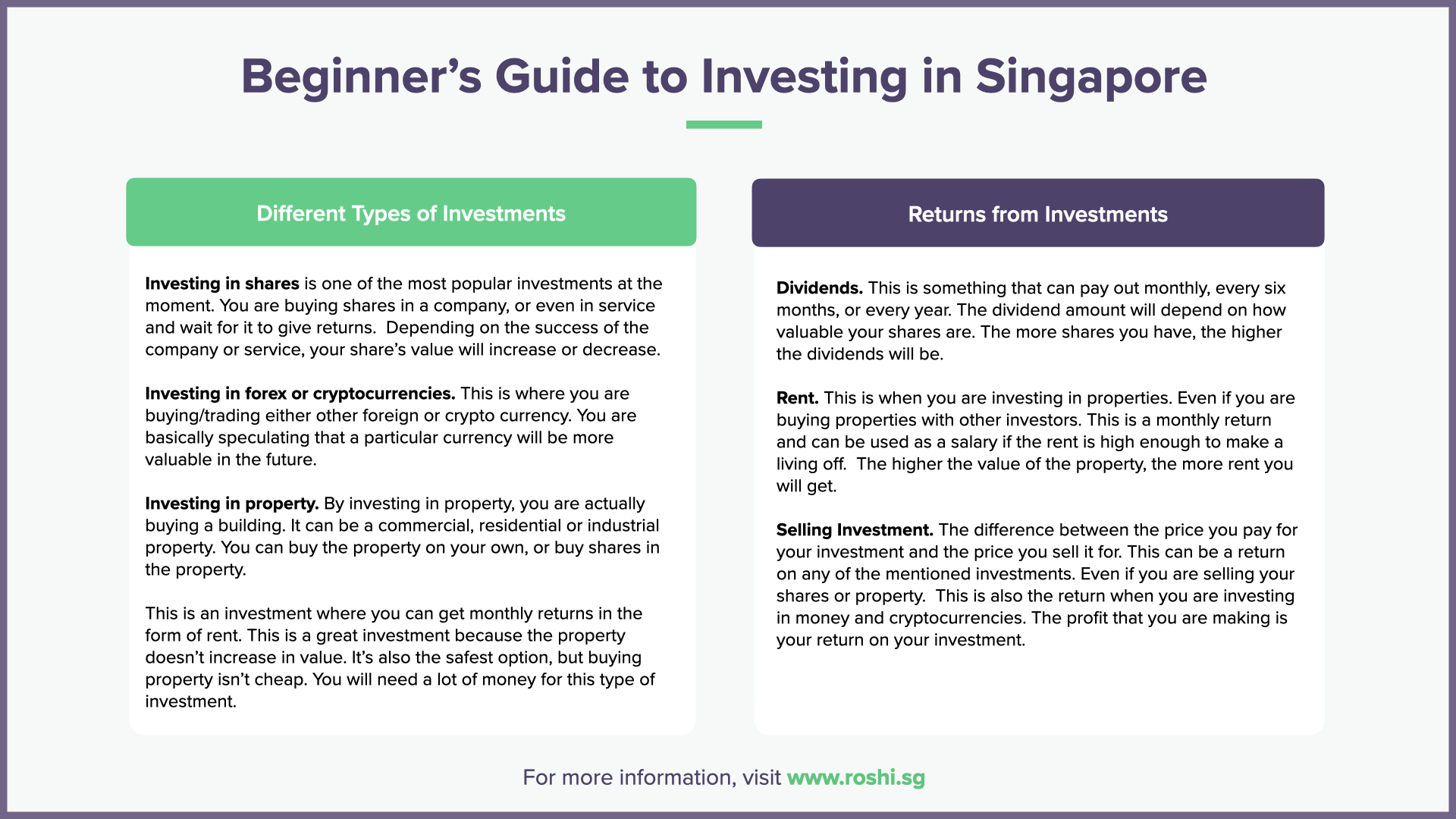How to Grow Your Wealth: A Beginner’s Guide to Investing in Singapore